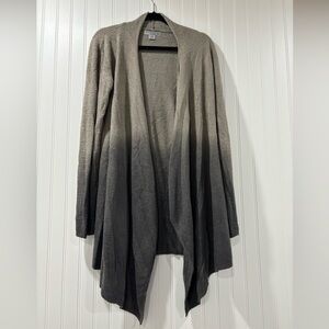 Barefoot Dreams Cozy Chic Lite Ombre Drape Waterfall Cardigan